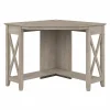 Corner Desks*Bush Furniture Key West 34"W Small Corner Desk, Washed Gray (KWD134WG-03)