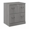 File Cabinets*Bush Furniture Saratoga 2-Drawer Lateral File Cabinet, Locking, Modern Gray (EX45854-03)