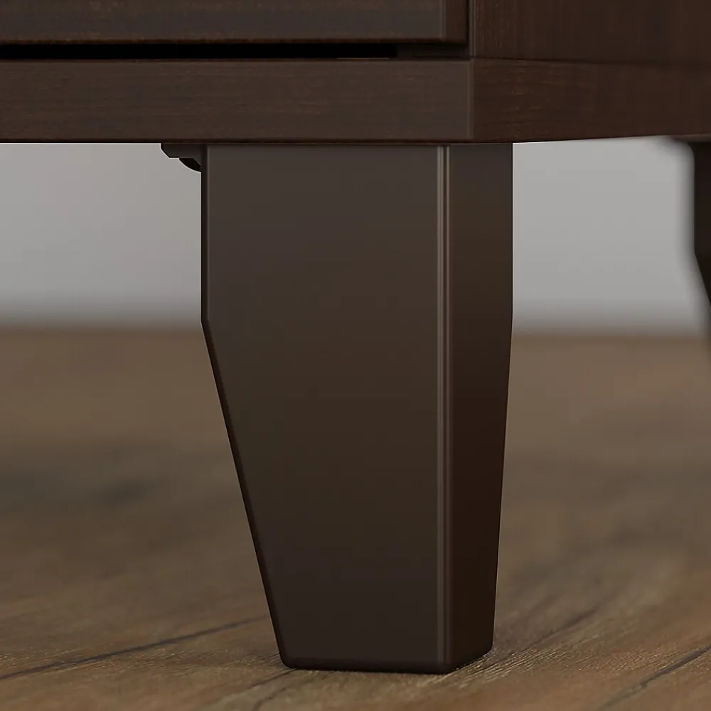 Computer Desks*Bush Furniture Somerset 60"W Office Desk with Lateral File Cabinet and 5 Shelf Bookcase, (SET013MR) Mocha Cherry