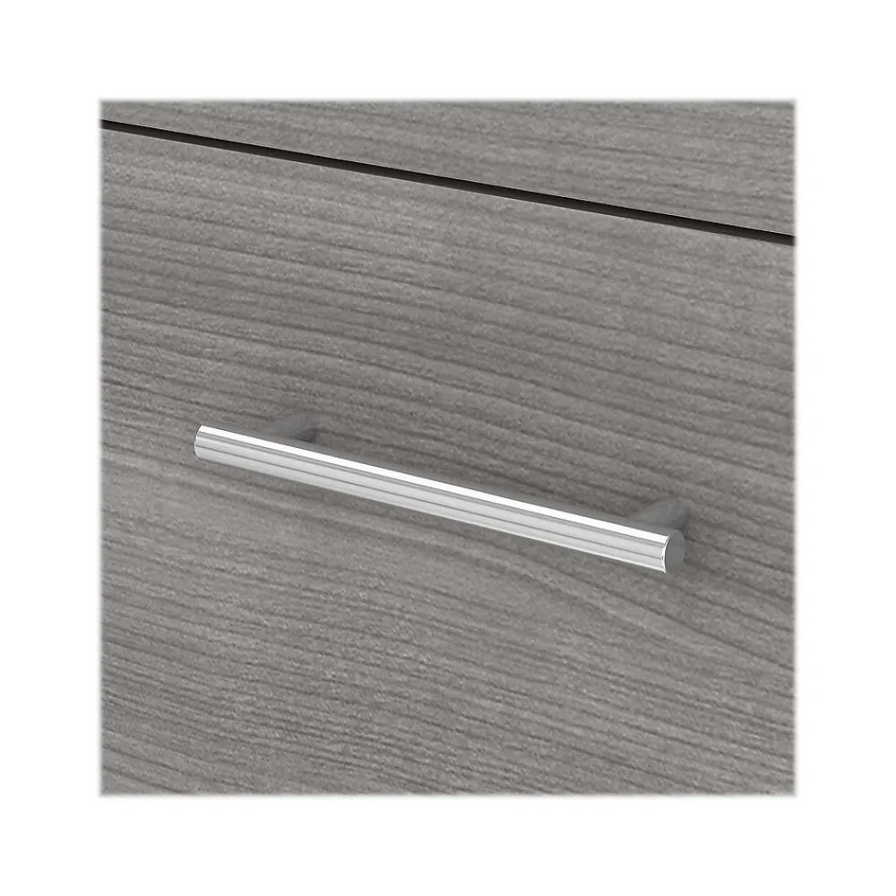 L-Desks*Bush Furniture Somerset 72"W L Shaped Desk with Hutch, (SET001PG) Platinum Gray