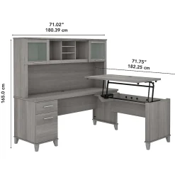 L-Desks*Bush Furniture Somerset 72