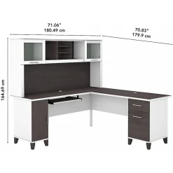 L-Desks*Bush Furniture Somerset 72