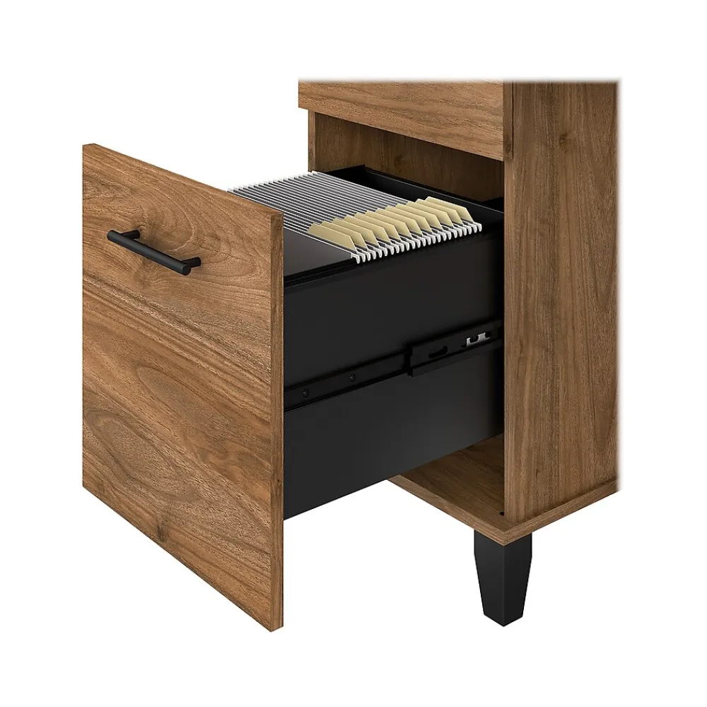 Computer Desks*Bush Furniture Somerset 72"W Office Desk with Drawers, (WC81372) Fresh Walnut