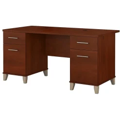 Computer Desks*Bush Furniture Somerset 60"W Desk, (WC81728) Hansen Cherry