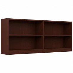 Bookcases*Bush Furniture Universal 30"H 2-Shelf Bookcase, Vogue Cherry, 2/Set (UB001VC)