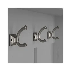 Storage Cabinets*Bush Furniture Woodland Full Entryway Storage Set with Coat Rack and Shoe Bench with Doors, Cape Cod Gray (WDL013CG)