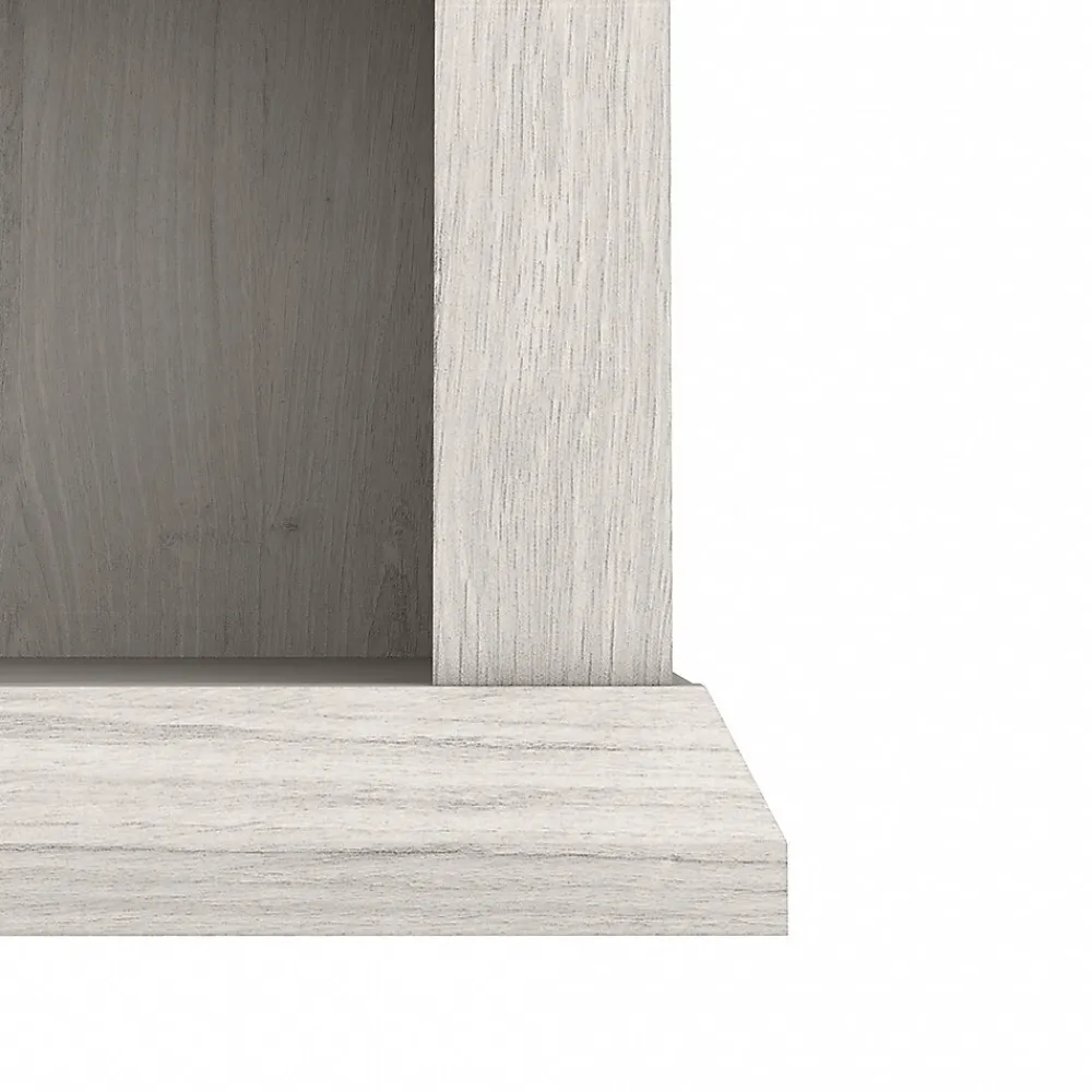 Bookcases*Bush Furniture Yorktown 67"H 5-Shelf Bookcase with Adjustable Shelves, Linen White Oak Laminated Wood, 2/Set (YRK012LW)