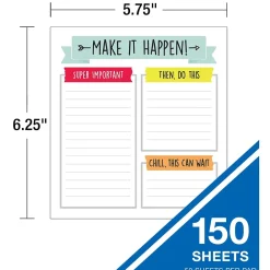 Classroom Paper*Carson-Dellosa Aim High Notepad Set, Multicolored (145398)