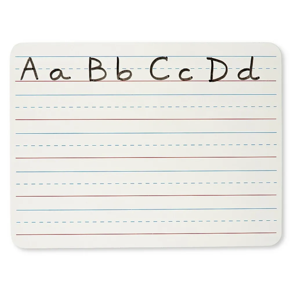 Dry Erase*CLN Charles Leonard Lined Lapboard Dry-Erase Whiteboard, 9" x 12" (CHL35115)