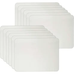 Dry Erase*CLI Dry-Erase Whiteboard, Plain 1-Sided, 9" x 12", 12/Pack (CHL35100-12)