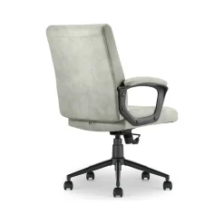 Ergonomic Chairs*Click365 Transform 3.0 Ergonomic Vegan Leather Swivel Desk Chair, (CCHR10008D) Gray