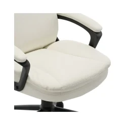 Ergonomic Chairs*Click365 Transform 2.0 Ergonomic Bonded Leather Swivel Desk Chair, (CCHR10007C) White