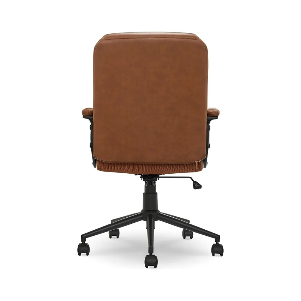 Ergonomic Chairs*Click365 Transform 1.0 Ergonomic Bonded Leather Swivel Desk Chair, (CCHR10001A) Cognac
