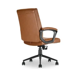 Ergonomic Chairs*Click365 Transform 3.0 Ergonomic Bonded Leather Swivel Desk Chair, (CCHR10008A) Cognac