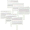 Dry Erase*C-Line Two-Sided Dry Erase Answer Paddle, Lined/Plain, 10" x 8", Pack of 6 (CLI40670-6)