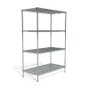 Shelving*Coastwide Professional ™ 4-Shelf Wire Unit, 48"W, Chrome (CW25474)