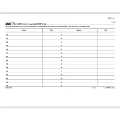 Tax Forms*ComplyRight 2024 1094-C Tax Form, 1-Part, White/Black, 500/Pack (1094CT500)