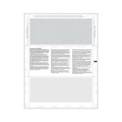 Tax Forms*ComplyRight 2024 1099-MISC Tax Form, 1-Part, 4-Up, Copy B, 2, 500/Pack (5501)
