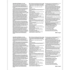 Tax Forms*ComplyRight 2024 1099-R Tax Form, 1-Part, 2-Up, Recipient Copy C, 50/Pack (514250)