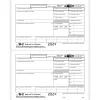 Tax Forms*ComplyRight 2024 W-2 Tax Form, 1-Part, 2-Up, Employee Copy B, 50/Pack (520250)