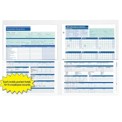 Hr Forms*ComplyRight Concealed Cover Confidential Employee Record Folder, Pack of 25 (A0653)