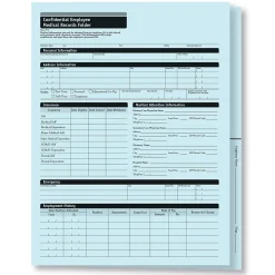 Medical Forms*ComplyRight Confidential Employee Medical Records Folder, Pack of 25 (A2211)