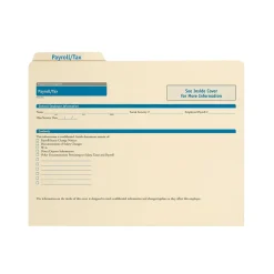 Hr Forms*ComplyRight Employee Payroll & Tax Records Organizer, Pack of 25 (A0311)