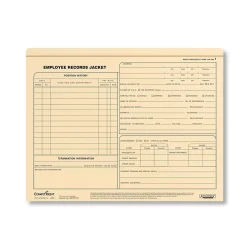 Hr Forms*ComplyRight ™ Employee Records Folder, Letter Size, Pack of 25 (A5001)