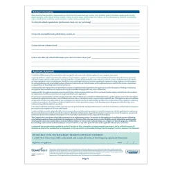 Hr Forms*ComplyRight ™ Maine Job Application, Pack of 50 (A2179ME)