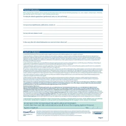 Hr Forms*ComplyRight ™ 50-State Job Application (Long Form), Pack of 50 (A0019)