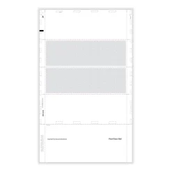 Tax Forms*ComplyRight W-2 Blank Tax Form, Horizontal, with Backer Instructions, Pressure-Seal, 4-Up, 500/Pack (5227)