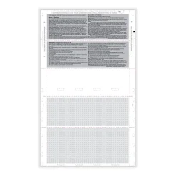 Tax Forms*ComplyRight W-2 Tax Form, Horizontal, Pressure-Seal, 4-U, 500/Pack (5228)