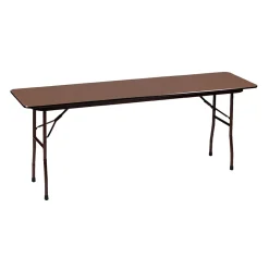 Folding Tables*Correll Commercial Duty Folding Table in Walnut (CF1872PXA01)