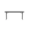 Folding Tables*Correll Folding Table, 60" x 24", Gray Granite/Dove Gray (ST2460TF-15)