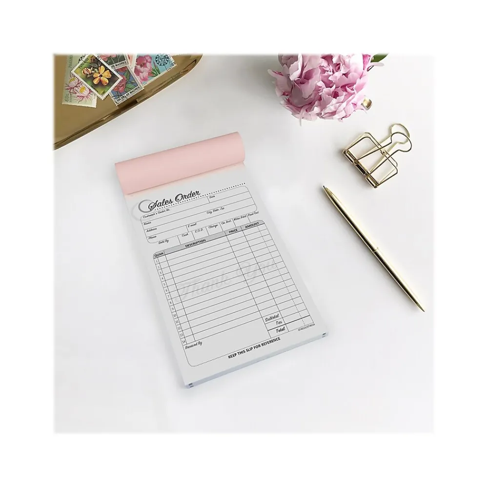 Business Forms*Cosco Artistic 3-Part Carbonless Sales Orders, 4.25" x 7.25", 50 Sets/Book (074016)