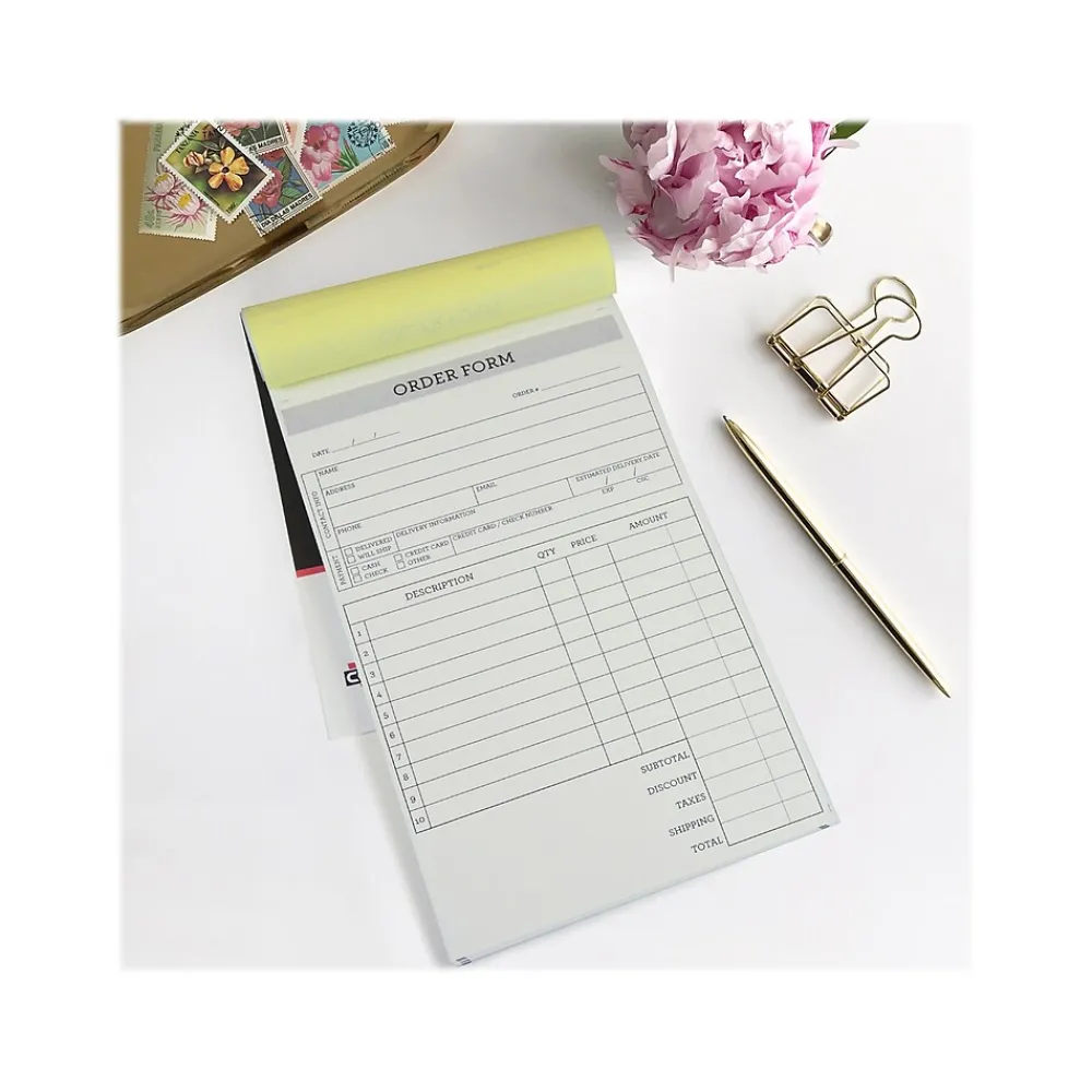 Business Forms*Cosco Simple 2-Part Carbonless Work Orders, 5.5" x 8.5", 50 Sets/Book (074001)