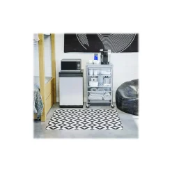 Chair Mats*Deflect-O FashionMat Black Diamond Hard Floor Chair Mat, Low-Pile, Black/White (CM3540BD)