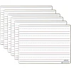 Dry Erase*Dowling Magnets Double-Sided Plastic Dry-Erase Whiteboard, 12" x 8.75", 6/Bundle (DO-72500025-6)