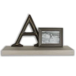 Shelving*Eden Grove Floating Single Wall Shelf, 24"W, Driftwood (0191903)