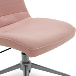 Office Chairs*Elle Decor Adelaide Fabric Task Chair, Pink (48214A)
