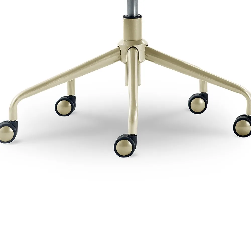 Office Chairs*Elle Decor Giselle Fabric Computer and Desk Chair, Navy Blue/Gold (CHR10058C)