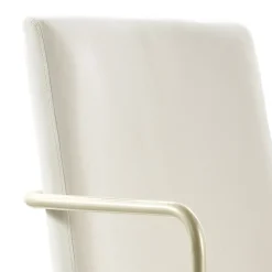 Office Chairs*Elle Decor Giselle Fabric Computer and Desk Chair, Cream/Gold (CHR10058D)