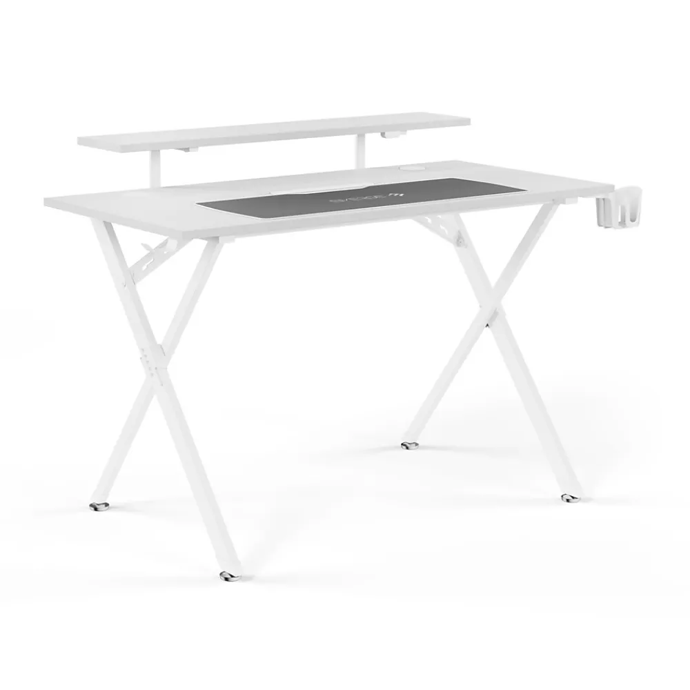 Computer Desks*Emerge Vizon 47"W Gaming Desk, (60986) White