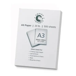 Multipurpose Paper*Empire Imports 11.69" x 16.54" Multipurpose Paper, 20 lb., 92 Brightness, 500 Sheets/Ream (A320R)