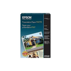 Photo Paper*Epson Matte Presentation Paper, 13" x 19", 100 Sheets/Pack (S041069-L)