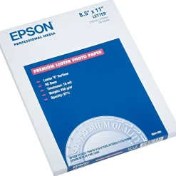 Photo Paper*Epson Ultra Premium Luster Photo Paper, 8.5" x 11", 50 Sheets/Pack (SO41405)