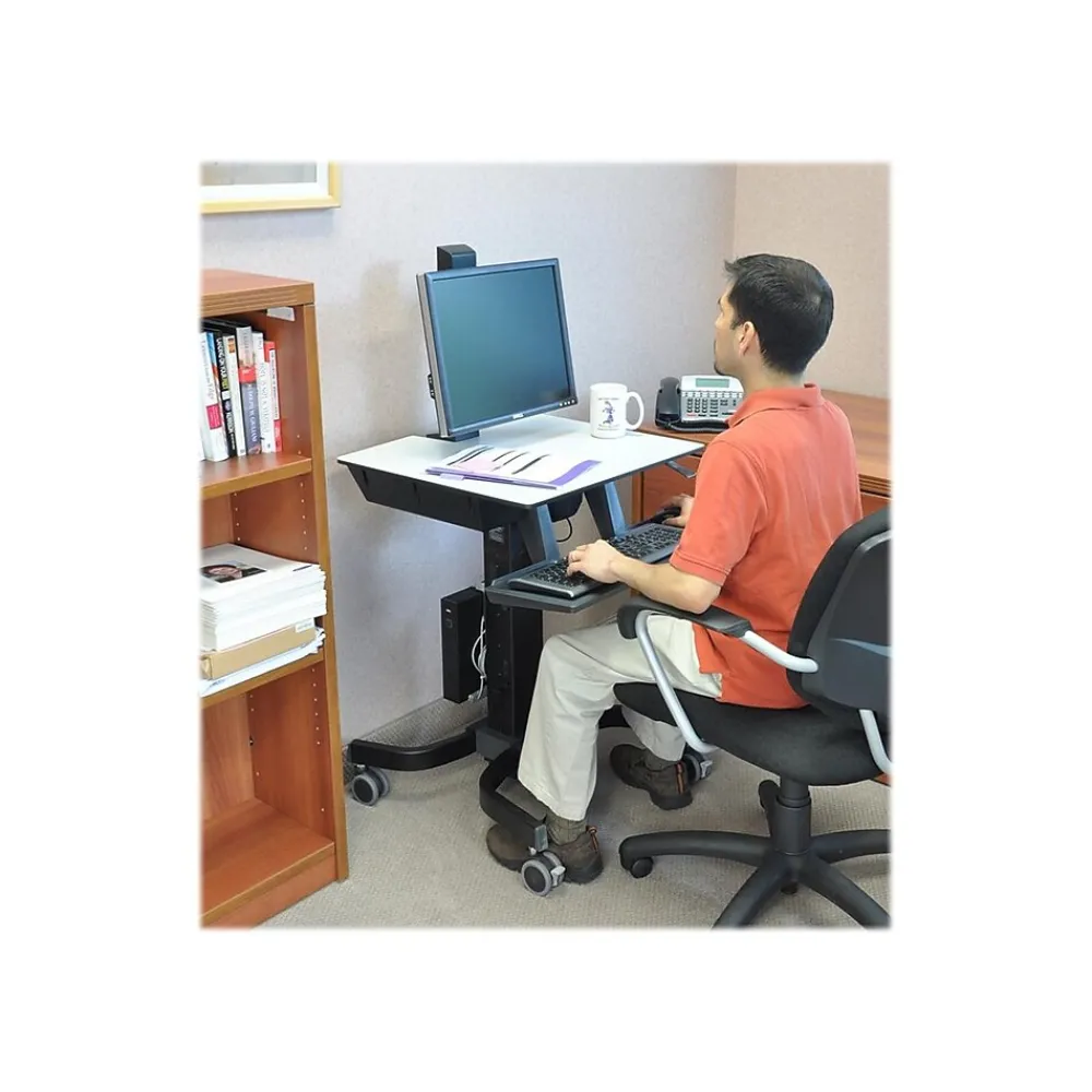 Standing Desks*Ergotron WorkFit-C Single LD Sit-Stand Workstation, Fits Up to 24" Display