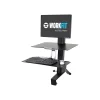 Standing Desks*Ergotron WorkFit-S Single HD Workstation with Worksurface Adjustable Converter, Aluminum/Plastic/Steel (33-351-200)