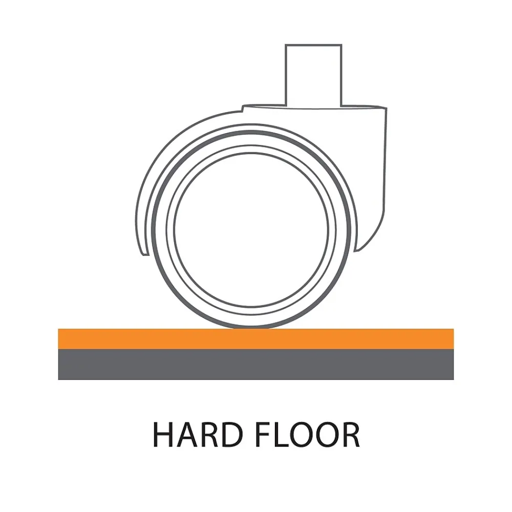 Chair Mats*Unbranded E.S. Robbins Anchormat Chair Mat for Hard Floors, 46"W x 60"H, Clear (ESR131826)