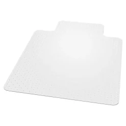 Chair Mats*ES Robbins EverLife Carpet Chair Mat with Lip, 45" x 53'', Medium-Pile, Clear (128173)